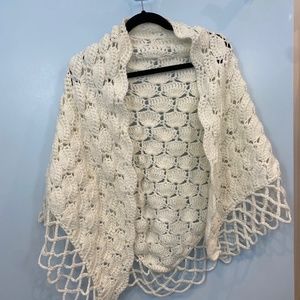Handmade Crochet Shell Shawl